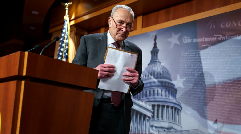 Chuck Schumer Blasts House Republicans For Offering Nothing But Gibberish On The Debt Ceiling