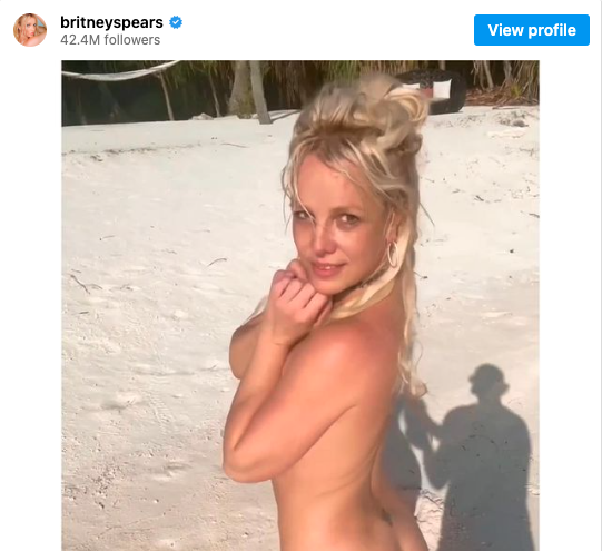 Britney Spears Celebrates ‘Historic’ Memoir Success By Getting Naked