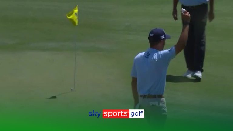 ‘Making the ace!!’ Cole lands superb hole-in-one!